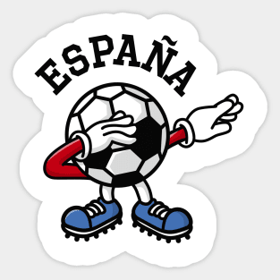 Espana Spain dab dabbing soccer football Sticker